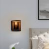 Elegant Black Wall Lamp, Metal Body, 10 x 12 cm, Height 100 cm, E14 Max 40W, IP20 | Glamorous Hotel-Style Lighting for Modern Spaces