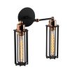 Elegant Black Wall Lamp, Metal Body, 10 x 12 cm, Height 100 cm, E14 Max 40W, IP20 | Glamorous Hotel-Style Lighting for Modern Spaces