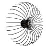 Elegant Black Wall Lamp, Metal Body, 10 x 12 cm, Height 100 cm, E14 Max 40W, IP20 | Glamorous Hotel-Style Lighting for Modern Spaces