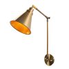 Elegant Black Wall Lamp, Metal Body, 10 x 12 cm, Height 100 cm, E14 Max 40W, IP20 | Glamorous Hotel-Style Lighting for Modern Spaces