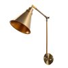 Elegant Black Wall Lamp, Metal Body, 10 x 12 cm, Height 100 cm, E14 Max 40W, IP20 | Glamorous Hotel-Style Lighting for Modern Spaces