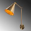 Elegant Black Wall Lamp, Metal Body, 10 x 12 cm, Height 100 cm, E14 Max 40W, IP20 | Glamorous Hotel-Style Lighting for Modern Spaces