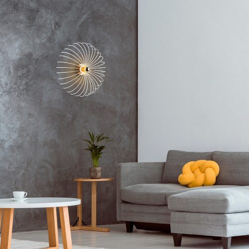 Elegant Black Wall Lamp, Metal Body, 10 x 12 cm, Height 100 cm, E14 Max 40W, IP20 | Glamorous Hotel-Style Lighting for Modern Spaces