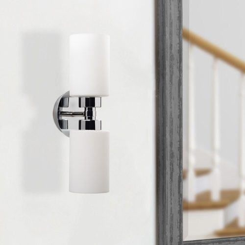Elegant Black Wall Lamp, Metal Body, 10 x 12 cm, Height 100 cm, E14 Max 40W, IP20 | Glamorous Hotel-Style Lighting for Modern Spaces