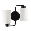 Elegant Black Wall Lamp, Metal Body, 10 x 12 cm, Height 100 cm, E14 Max 40W, IP20 | Glamorous Hotel-Style Lighting for Modern Spaces