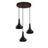 Elegant Black Wall Lamp, Metal Body, 10 x 12 cm, Height 100 cm, E14 Max 40W, IP20 | Glamorous Hotel-Style Lighting for Modern Spaces