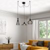 Elegant Black Wall Lamp, Metal Body, 10 x 12 cm, Height 100 cm, E14 Max 40W, IP20 | Glamorous Hotel-Style Lighting for Modern Spaces
