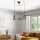 Industrial Black Chandelier, 114 cm Diameter, Adjustable Height 130 cm, 3 x E27 Max 40W, IP20 | Stylish Iron Body, Perfect for Modern Home Décor & Unique Lighting Solutions, 180 cm Cable Length