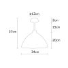 Elegant Black Wall Lamp, Metal Body, 10 x 12 cm, Height 100 cm, E14 Max 40W, IP20 | Glamorous Hotel-Style Lighting for Modern Spaces