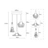Elegant Black Wall Lamp, Metal Body, 10 x 12 cm, Height 100 cm, E14 Max 40W, IP20 | Glamorous Hotel-Style Lighting for Modern Spaces