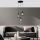 Elegant Black Wall Lamp, Metal Body, 10 x 12 cm, Height 100 cm, E14 Max 40W, IP20 | Glamorous Hotel-Style Lighting for Modern Spaces