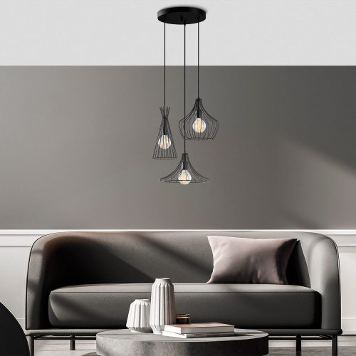 Elegant Black Wall Lamp, Metal Body, 10 x 12 cm, Height 100 cm, E14 Max 40W, IP20 | Glamorous Hotel-Style Lighting for Modern Spaces