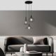 Elegant Black Wall Lamp, Metal Body, 10 x 12 cm, Height 100 cm, E14 Max 40W, IP20 | Glamorous Hotel-Style Lighting for Modern Spaces