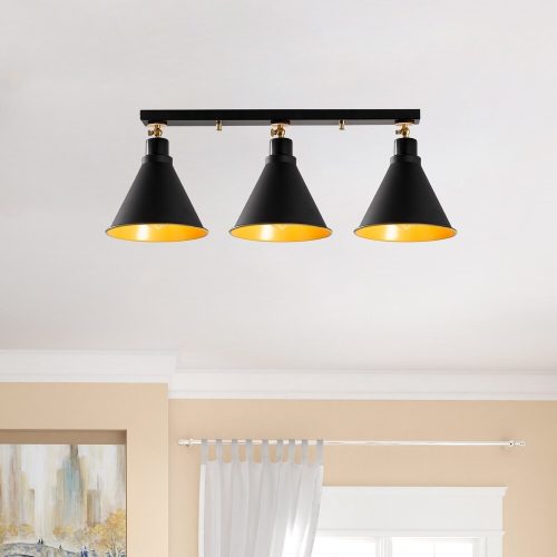 Elegant Black Wall Lamp, Metal Body, 10 x 12 cm, Height 100 cm, E14 Max 40W, IP20 | Glamorous Hotel-Style Lighting for Modern Spaces