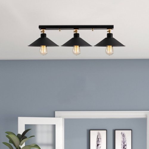 Elegant Black Wall Lamp, Metal Body, 10 x 12 cm, Height 100 cm, E14 Max 40W, IP20 | Glamorous Hotel-Style Lighting for Modern Spaces