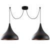 Elegant Black Wall Lamp, Metal Body, 10 x 12 cm, Height 100 cm, E14 Max 40W, IP20 | Glamorous Hotel-Style Lighting for Modern Spaces