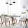 Modern Industrial Chandelier, Black Metal Body with Wooden Base, 114 cm Diameter, Adjustable Height, 3 x E27 Sockets, IP20 | Perfect for Scandinavian & Novelty Decor in Home & Office Spaces