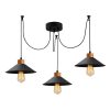 Elegant Black Wall Lamp, Metal Body, 10 x 12 cm, Height 100 cm, E14 Max 40W, IP20 | Glamorous Hotel-Style Lighting for Modern Spaces
