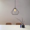 Modern Black Wall Lamp, MDF Body, 60 x 12 x 33 cm, E27 Socket (Max 40W), IP20, Pluggable, Laser-Cut Design, Stylish & Functional Lighting for Any Space