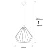 Modern Black Wall Lamp, MDF Body, 60 x 12 x 33 cm, E27 Socket (Max 40W), IP20, Pluggable, Laser-Cut Design, Stylish & Functional Lighting for Any Space
