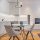 Modern Industrial Chandelier, Black Metal Body, 28 x 6 cm, Height 43 cm, E27 Socket (Max 40W), IP20 | Stylish Solid Color Design for Home & Office Lighting, Unique Novelty Decor