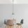 Elegant Mint Chandelier, Adjustable Height 20-111 cm, Metal Body, Ø15 cm Shade, Ø10 cm Base, 90 cm Cable, E27 Socket (Max 40W), Stylish Lighting for Modern Home Décor, IP20 Rated