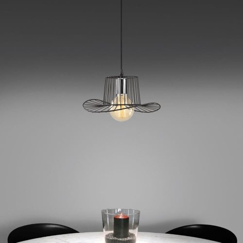 Modern Black Wall Lamp, MDF Body, 60 x 12 x 33 cm, E27 Socket (Max 40W), IP20, Pluggable, Laser-Cut Design, Stylish & Functional Lighting for Any Space