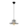 Modern Black Wall Lamp, MDF Body, 60 x 12 x 33 cm, E27 Socket (Max 40W), IP20, Pluggable, Laser-Cut Design, Stylish & Functional Lighting for Any Space
