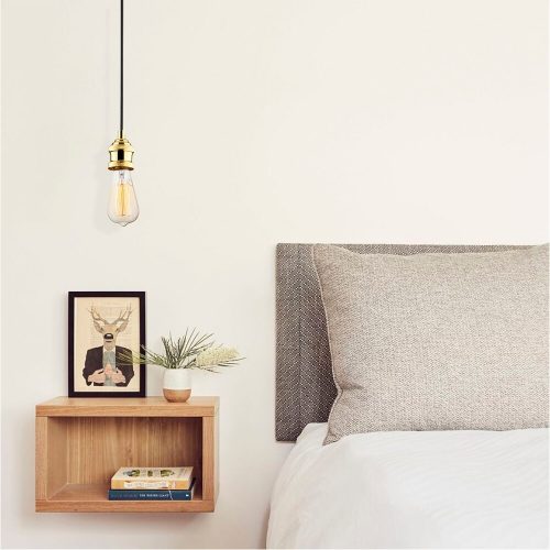 Modern Black Wall Lamp, MDF Body, 60 x 12 x 33 cm, E27 Socket (Max 40W), IP20, Pluggable, Laser-Cut Design, Stylish & Functional Lighting for Any Space