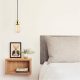 Modern Black Wall Lamp, MDF Body, 60 x 12 x 33 cm, E27 Socket (Max 40W), IP20, Pluggable, Laser-Cut Design, Stylish & Functional Lighting for Any Space