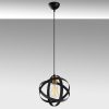 Modern Black Wall Lamp, MDF Body, 60 x 12 x 33 cm, E27 Socket (Max 40W), IP20, Pluggable, Laser-Cut Design, Stylish & Functional Lighting for Any Space