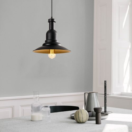 Modern Black Wall Lamp, MDF Body, 60 x 12 x 33 cm, E27 Socket (Max 40W), IP20, Pluggable, Laser-Cut Design, Stylish & Functional Lighting for Any Space