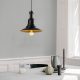 Modern Black Wall Lamp, MDF Body, 60 x 12 x 33 cm, E27 Socket (Max 40W), IP20, Pluggable, Laser-Cut Design, Stylish & Functional Lighting for Any Space