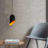 Modern Black Wall Lamp, MDF Body, 60 x 12 x 33 cm, E27 Socket (Max 40W), IP20, Pluggable, Laser-Cut Design, Stylish & Functional Lighting for Any Space