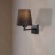Modern Black Wall Lamp, MDF Body, 60 x 12 x 33 cm, E27 Socket (Max 40W), IP20, Pluggable, Laser-Cut Design, Stylish & Functional Lighting for Any Space