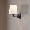 Modern Black Wall Lamp, MDF Body, 60 x 12 x 33 cm, E27 Socket (Max 40W), IP20, Pluggable, Laser-Cut Design, Stylish & Functional Lighting for Any Space