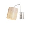 Modern Black Wall Lamp, MDF Body, 60 x 12 x 33 cm, E27 Socket (Max 40W), IP20, Pluggable, Laser-Cut Design, Stylish & Functional Lighting for Any Space
