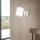 Scandinavian Wall Lamp, Metal Body with Fabric Cap, 14 x 27 cm, Height: 24 cm, E27 Socket Max 40W, Nickel & White, IP20, Includes Setup Instructions, Elegant Design for Modern Spaces