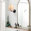 Modern Black Wall Lamp, MDF Body, 60 x 12 x 33 cm, E27 Socket (Max 40W), IP20, Pluggable, Laser-Cut Design, Stylish & Functional Lighting for Any Space