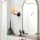 Modern Wall Lamp with Metal Body & Fabric Cap, Black & Cream, 14 x 23 cm | Height: 26 cm, E27 Socket Max 40W | Stylish Industrial & Scandinavian Design for Home & Office Lighting
