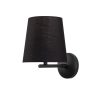 Modern Black Wall Lamp, MDF Body, 60 x 12 x 33 cm, E27 Socket (Max 40W), IP20, Pluggable, Laser-Cut Design, Stylish & Functional Lighting for Any Space