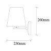 Modern Black Wall Lamp, MDF Body, 60 x 12 x 33 cm, E27 Socket (Max 40W), IP20, Pluggable, Laser-Cut Design, Stylish & Functional Lighting for Any Space