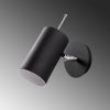 Modern Black Wall Lamp, MDF Body, 60 x 12 x 33 cm, E27 Socket (Max 40W), IP20, Pluggable, Laser-Cut Design, Stylish & Functional Lighting for Any Space