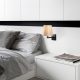 Modern Black Wall Lamp, MDF Body, 60 x 12 x 33 cm, E27 Socket (Max 40W), IP20, Pluggable, Laser-Cut Design, Stylish & Functional Lighting for Any Space