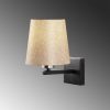 Modern Black Wall Lamp, MDF Body, 60 x 12 x 33 cm, E27 Socket (Max 40W), IP20, Pluggable, Laser-Cut Design, Stylish & Functional Lighting for Any Space