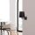 Stylish Wall Lamp with Metal Body & Fabric Cap, 18 x 24 cm, Height 30 cm | E27 Socket, Max 40W | Black, Nickel & Cream | Perfect for Modern Industrial & Scandinavian Decor
