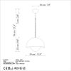 Modern Black Wall Lamp, MDF Body, 60 x 12 x 33 cm, E27 Socket (Max 40W), IP20, Pluggable, Laser-Cut Design, Stylish & Functional Lighting for Any Space