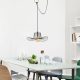 Modern Black Wall Lamp, MDF Body, 60 x 12 x 33 cm, E27 Socket (Max 40W), IP20, Pluggable, Laser-Cut Design, Stylish & Functional Lighting for Any Space