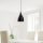 Elegant Black & Gold Chandelier, 25 cm Diameter, 137 cm Height | Adjustable Height, Metal Body, E27 Socket, IP20 | Perfect for Modern Industrial & Scandinavian Decor, Stylish Lighting Solution