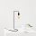 Modern Black Table Lamp, Metal Body, 17 x 28 cm, Height 55 cm | On/Off Switch on Cable, 200 cm Length | E27 Socket, Max 40W | Stylish Industrial Design for Home & Office Lighting